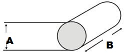 1″ Cold Roll dimensions diagram